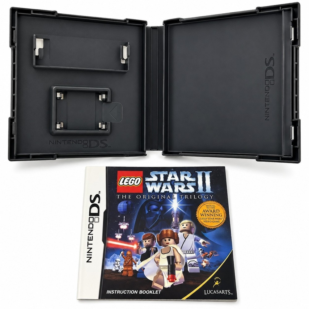 LEGO Star Wars II Original Trilogy Nintendo DS Case Manual Only No Game Genuine